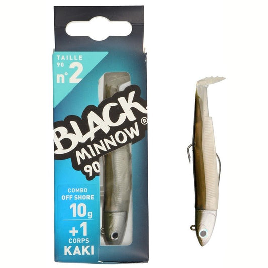 Black Minnow 90 Combo Off Shore 10g KAKI - TOPESCA - Tienda de Pesca Online