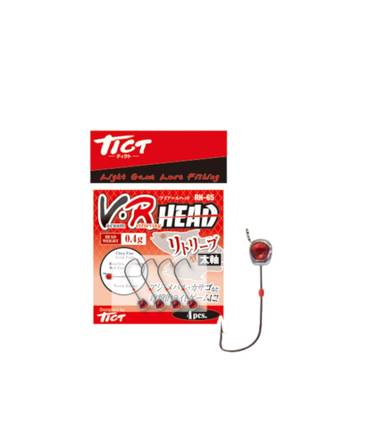 Cabeza Plomada TICT V-R HEAD 0.4GR - TOPESCA - Tienda de Pesca Online