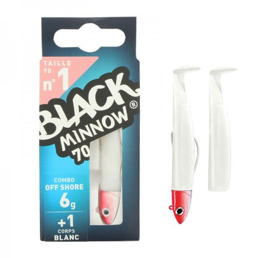 COMBO BLACK MINNOW 70 OFF SHORE 6 GRAMOS - TOPESCA - Tienda de Pesca Online