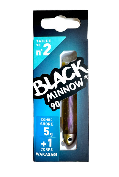 FIIISH BLACK MINNOW 90 COMBO OFF SHORE 10GR WAKASAGI TOPESCA - Tienda de Pesca Online