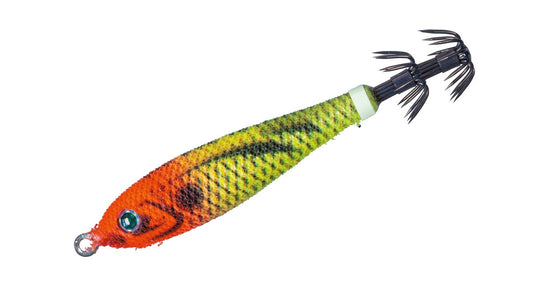 JIBIONERA MAJORCRAFT BIG EYE METAL 94GR GLOW/RED YELLOW - TOPESCA - Tienda de Pesca Online