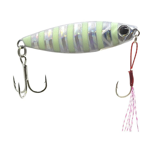 MAJOR CRAFT JIGPARA MICRO NORMAL 7GR Zebra Glow - TOPESCA - Tienda de Pesca Online