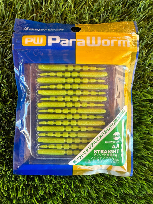 MAJOR CRAFT PARA WORM AJI STRAIGHT GLOW CHART - TOPESCA - Tienda de Pesca Online