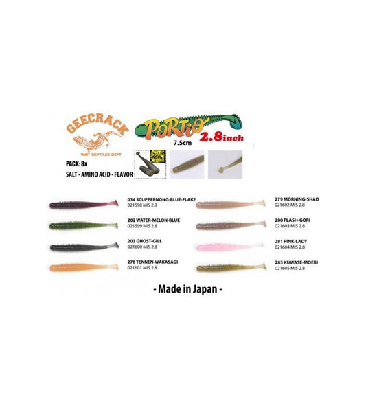 SEÑUELO PORTIO 2.8 DE GEECRACK - TOPESCA - Tienda de Pesca Online